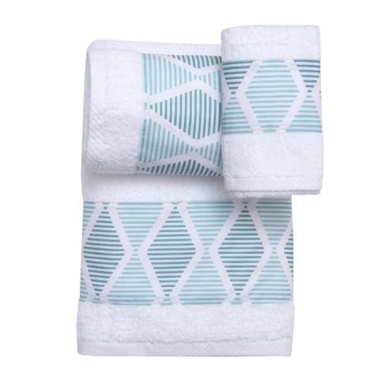 Πετσέτες Σετ Bath Lara Cotton (Σε Συσκευασία Δώρου) Viopros 2Τεμ