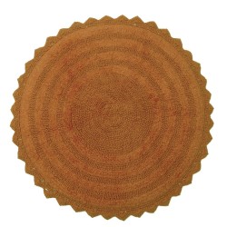 Πατάκι Μπάνιου Bathmats Leslie Terracotta Cotton Viopros (Ø 70) 1Τεμ