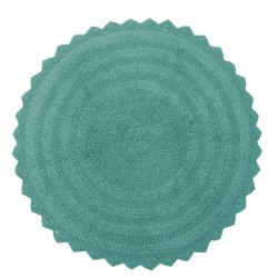 Πατάκι Μπάνιου Bathmats Leslie Turquoise Cotton Viopros (Ø 70) 1Τεμ
