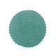 Πατάκι Μπάνιου Bathmats Leslie Turquoise Cotton Viopros (Ø 70) 1Τεμ