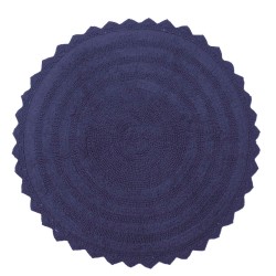Πατάκι Μπάνιου Bathmats Leslie Blue Cotton Viopros (Ø 70) 1Τεμ
