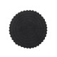 Πατάκι Μπάνιου Bathmats Leslie Black Cotton Viopros (Ø 70) 1Τεμ
