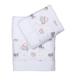 Πετσέτες Παιδικές Σετ Baby Σάμι Cotton Viopros 2Τεμ