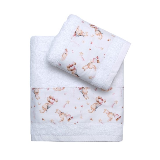 Πετσέτες Παιδικές Σετ Kids Δανάη Cotton Viopros 2Τεμ