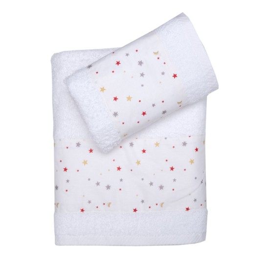 Πετσέτες Βρεφικές Σετ Bebe Ρέα Cotton (Σε Συσκευασία Δώρου) Viopros 2Τεμ