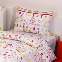 Σεντόνια Βρεφικά Λίκνου Σετ Baby Σμάρτ Cotton Viopros (80x100) 2Τεμ