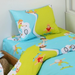 Σεντόνια Βρεφικά Λίκνου Σετ Baby Ντένις Cotton Viopros (80x100) 2Τεμ