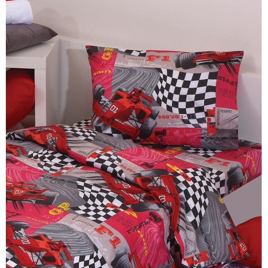 Σεντόνια Βρεφικά Λίκνου Σετ Baby Φόρμουλα Cotton Viopros (80x100) 2Τεμ