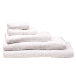 Πετσέτα Μπάνιου Bath Elite White Cotton Viopros (80x160) 1Τεμ