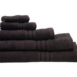 Πετσέτα Μπάνιου Bath Elite Black Cotton Viopros (80x160) 1Τεμ