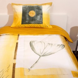 Κουβερλί Μονό Σετ 31613 Yellow Cotton Viopros (160x240) 2Τεμ