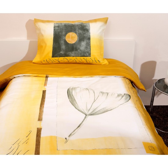 Κουβερλί Μονό Σετ 31613 Yellow Cotton Viopros (160x240) 2Τεμ