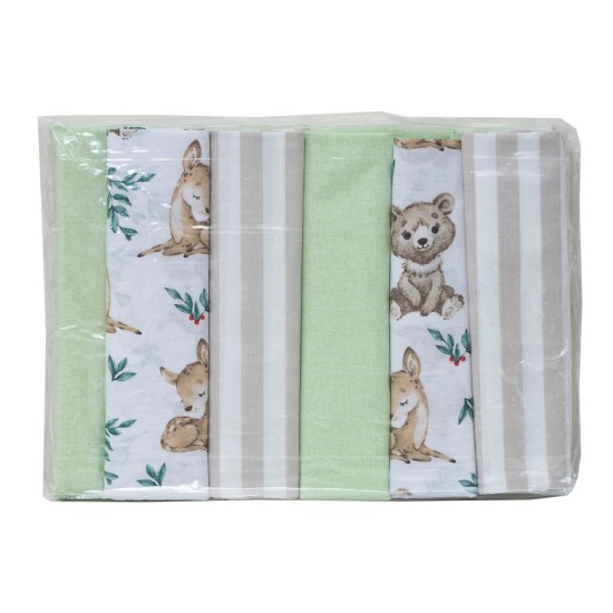 Σεντόνια Βρεφικά Λίκνου Σετ Baby 761 Cotton Viopros (80x100) 6Τεμ Σεντόνια Βρεφικά Λίκνου Σετ Baby 761 Cotton Viopros (80x100) 6Τεμ