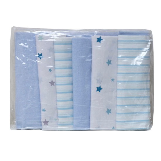 Σεντόνια Βρεφικά Λίκνου Σετ Baby 765 Cotton Viopros (80x100) 6Τεμ Σεντόνια Βρεφικά Λίκνου Σετ Baby 765 Cotton Viopros (80x100) 6Τεμ