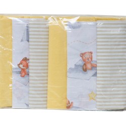 Σεντόνια Βρεφικά Λίκνου Σετ Baby 766 Cotton Viopros (80x100) 6Τεμ Σεντόνια Βρεφικά Λίκνου Σετ Baby 766 Cotton Viopros (80x100) 6Τεμ