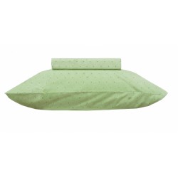 Μαξιλαροθήκες Σετ Colours 958 Green Cotton Viopros (50x70) 2Τεμ Μαξιλαροθήκες Σετ Colours 958 Green Cotton Viopros (50x70) 2Τεμ