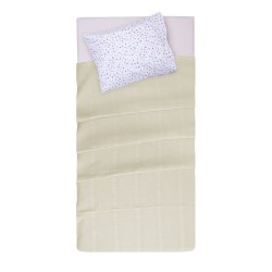 Κουβέρτα Πικέ Αγκαλιάς Baby Αλέξα Beige Cotton Viopros (80x110) 1Τεμ