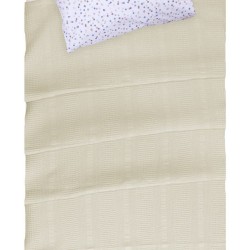 Κουβέρτα Πικέ Κούνιας Baby Αλέξα Beige Cotton Viopros (120x160) 1Τεμ