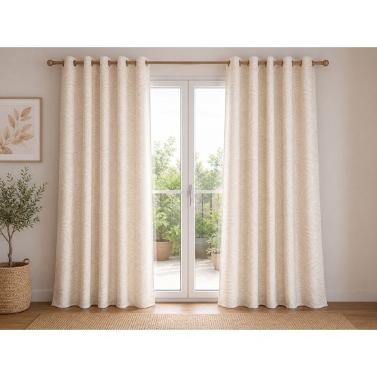 Κουρτίνα Με Τρέσα 2704 Jacquard Viopros (140Πx270Υ) 1Τεμ Κουρτίνα Με Τρέσα 2704 Jacquard Viopros (140Πx270Υ) 1Τεμ