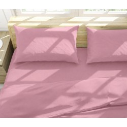 Πανωσέντονο Μονό Basic Pink Polycotton Viopros (160x260) 1Τεμ Πανωσέντονο Μονό Basic Pink Polycotton Viopros (160x260) 1Τεμ