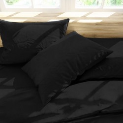 Παπλωματοθήκη Υπέρδιπλη Basic Black Polycotton Viopros (220x240) 1Τεμ