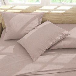 Παπλωματοθήκη Υπέρδιπλη Basic Beige Polycotton Viopros (220x240) 1Τεμ