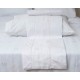 Σεντόνια Νυφικά Υπέρδιπλα Σετ Wedding Time 1019 White Cotton Viopros (240x260) 4Τεμ