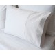 Σεντόνια Νυφικά Υπέρδιπλα Σετ Wedding Time 1019 White Cotton Viopros (240x260) 4Τεμ