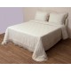 Κουβερλί Νυφικό Υπέρδιπλα Σετ Wedding Time 1022 Ecru Cotton Viopros (240x250) 3Τεμ