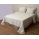 Κουβερλί Νυφικό Υπέρδιπλα Σετ Wedding Time 1021 Ecru Cotton Viopros (240x250) 3Τεμ