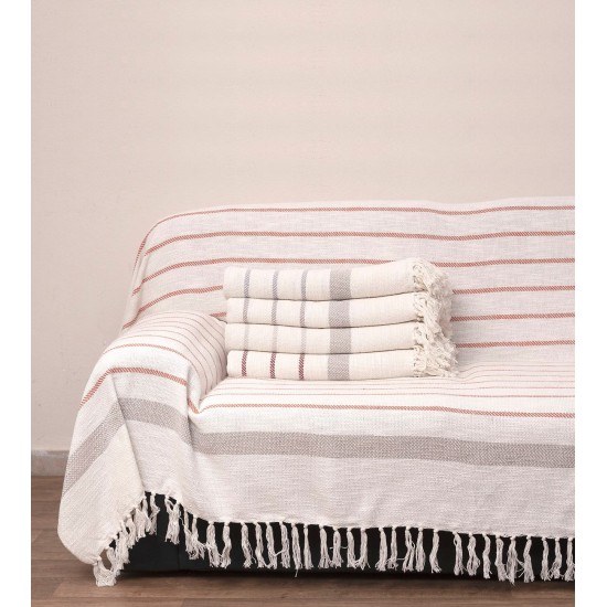 Ριχτάρια Σετ Throws 2013 Bordeaux Cotton Viopros 3Τεμ Ριχτάρια Σετ Throws 2013 Bordeaux Cotton Viopros 3Τεμ