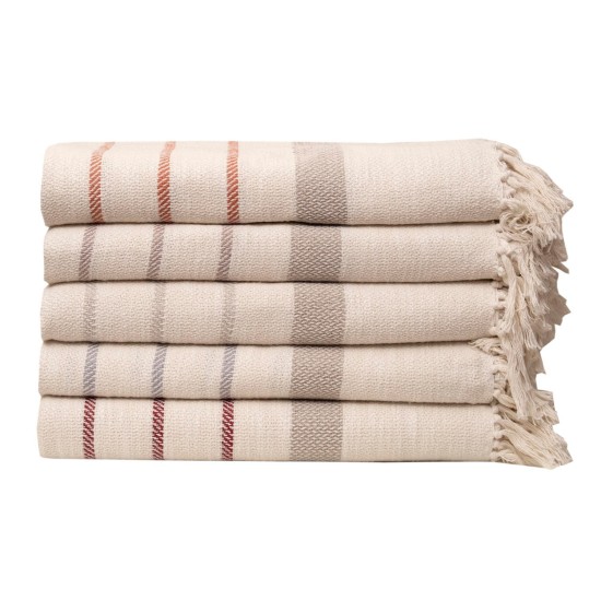 Ριχτάρια Σετ Throws 2013 Ecru Cotton Viopros 3Τεμ