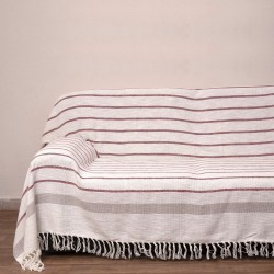 Ριχτάρια Σετ Throws 2013 Bordeaux Cotton Viopros 3Τεμ