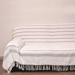 Ριχτάρια Σετ Throws 2013 Terracotta Cotton Viopros 3Τεμ