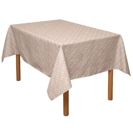 Τραπεζομάντηλο Μυρτώ Beige Viopros (140x140) 1Τεμ Τραπεζομάντηλο Μυρτώ Beige Viopros (140x140) 1Τεμ