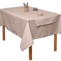 Τραβέρσες Σετ Μυρτώ Beige Viopros (45x140) 2Τεμ