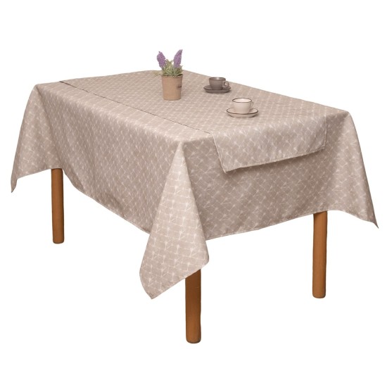 Τραβέρσες Σετ Μυρτώ Beige Viopros (45x140) 2Τεμ