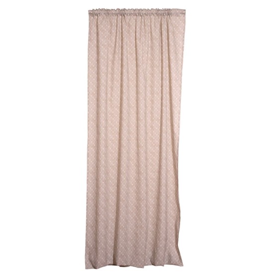 Κουρτίνα Με Τρέσα Μυρτώ Beige Viopros (140Πx270Υ) 1Τεμ