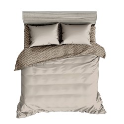 Πάπλωμα Μονό Microfiber Print 5304 Beige Viopros (160x240) 1Τεμ