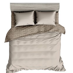 Πάπλωμα Μονό Microfiber Print 5304 Beige Viopros (160x240) 1Τεμ