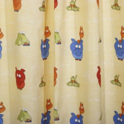 Κουρτίνα Με Τρέσα Curtains Loneta Jungle Viopros (140x270) 1Τεμ