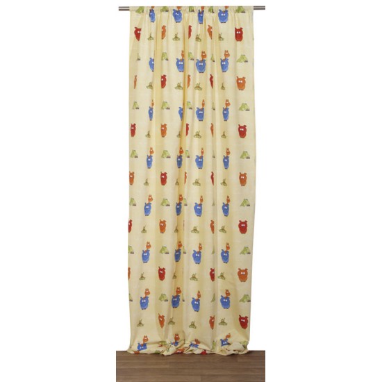 Κουρτίνα Με Τρέσα Curtains Loneta Jungle Viopros (140x270) 1Τεμ Κουρτίνα Με Τρέσα Curtains Loneta Jungle Viopros (140x270) 1Τεμ