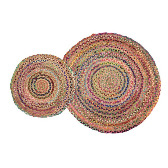 Χαλάκι Cotton Ideas Jute Viopros (Φ90εκ) 1Τεμ