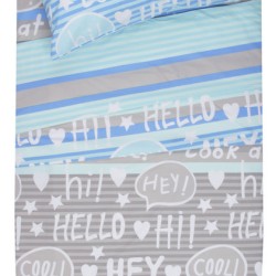 Κουβερλί Βρεφικό Κούνιας Baby Morgan-Blue Cotton Viopros (120x160) 1Τεμ