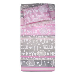 Σεντόνια Βρεφικά Κούνιας Σετ Baby Morgan-Pink Cotton Viopros (120x160) 3Τεμ