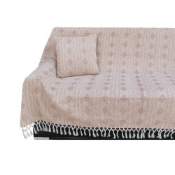 Ριχτάρι Πολυθρόνας Με Κρόσσι Throws 3040 Jacquard Cotton Viopros (170x170) 1Τεμ Ριχτάρι Πολυθρόνας Με Κρόσσι Throws 3040 Jacquard Cotton Viopros (170x170) 1Τεμ