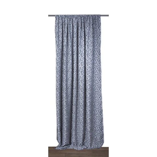 Κουρτίνα Με Τρέσα Curtains 6146 Grey Jacquard Viopros (280x270) 1Τεμ
