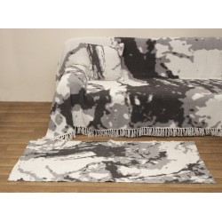 Ριχτάρι Πολυθρόνας Print 3050 Grey Cotton Viopros (170x170) 1Τεμ Ριχτάρι Πολυθρόνας Print 3050 Grey Cotton Viopros (170x170) 1Τεμ