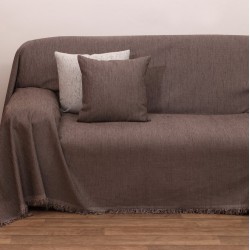 Ριχτάρι Τριθέσιου Chenille Throws 2100 Solid Chocolate Viopros (180x280) 1Τεμ
