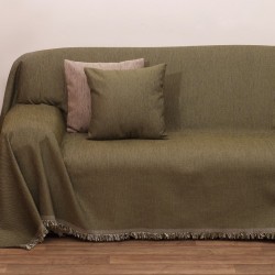 Ριχτάρι Τετραθέσιου Chenille Throws 2100 Solid Oil Viopros (180x320) 1Τεμ